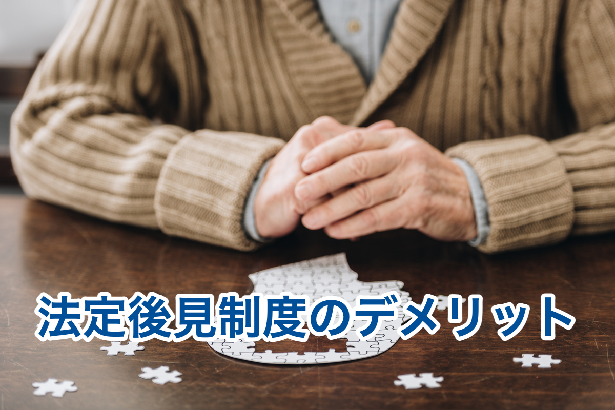 法定後見制度のデメリット